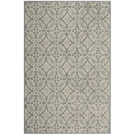 Safavieh Chelsea Hand Hooked Large Rectangle Rug- Blue- 8 ft. 9 in. x 11 ft. 9 in. HK723A-9